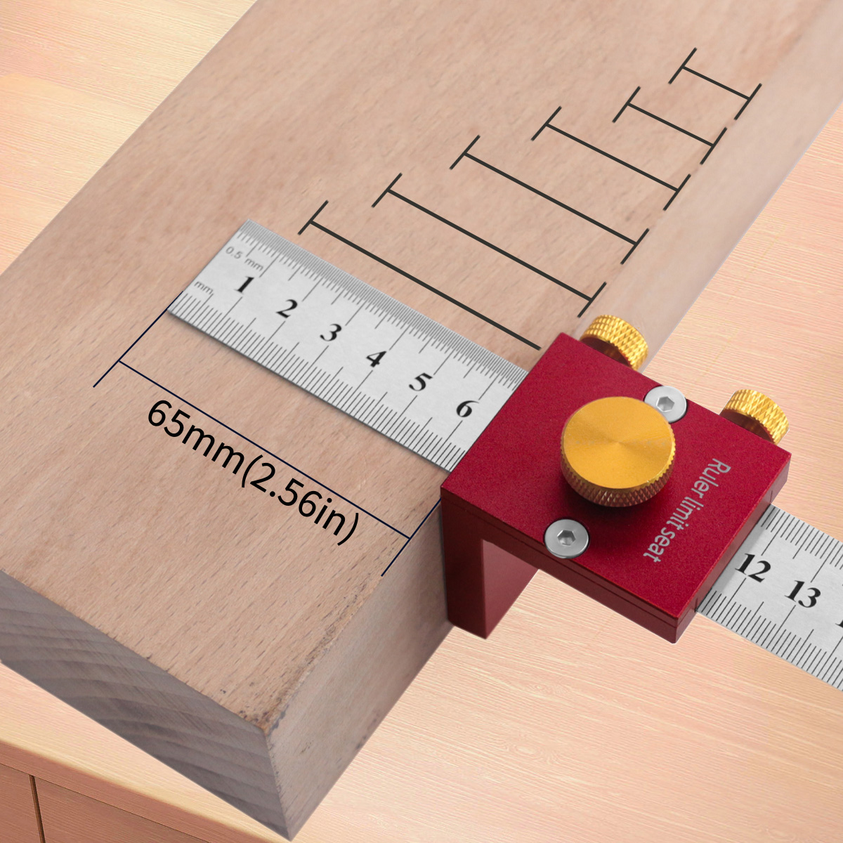 Woodworking Ruler - Linijka traserska 30 cm / 12