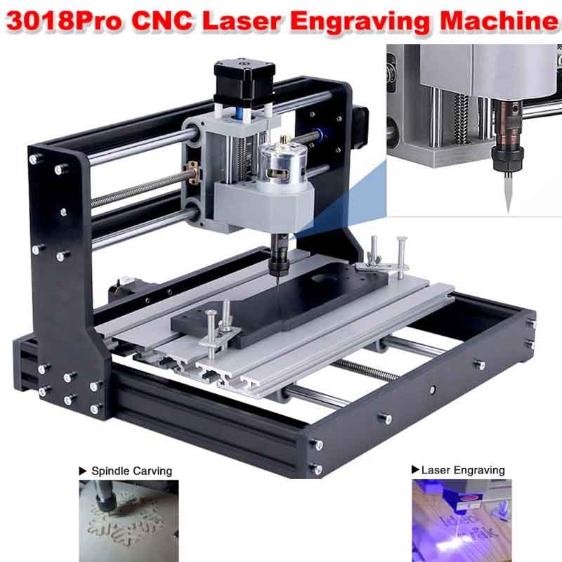 Woodworking Machinery - Frezarka CNC 3018Pro do obróbki drewna,