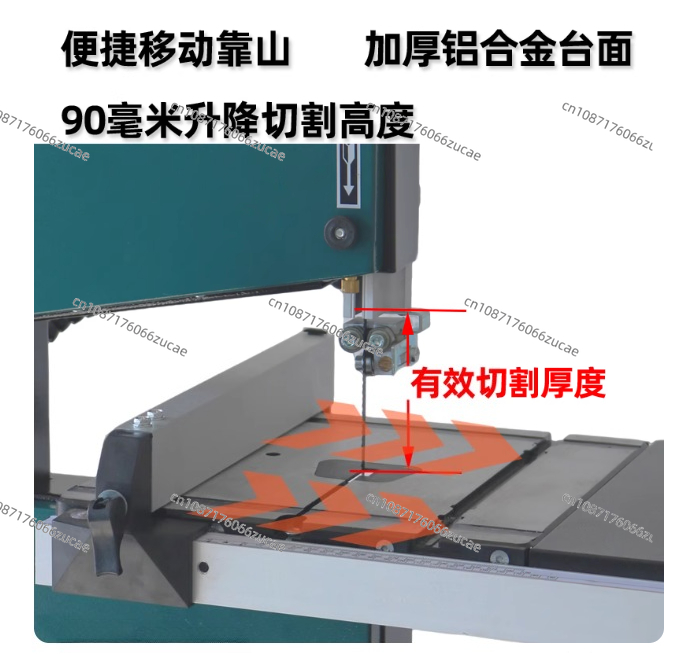 Piła taśmowa do obróbki drewna – Woodworking Bandsaw recenzja i cena