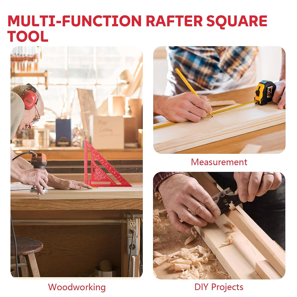 Kątownik ze stopu aluminium, p – Woodworking Ruler recenzja i cena