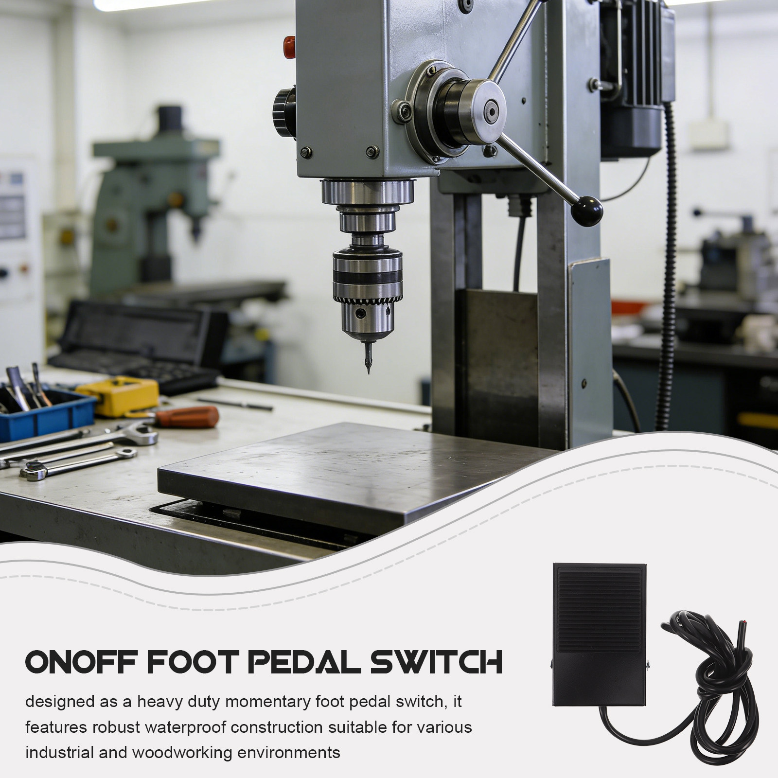 Przełącznik nożny chwilowy do  – Woodworking Machinery recenzja i cena