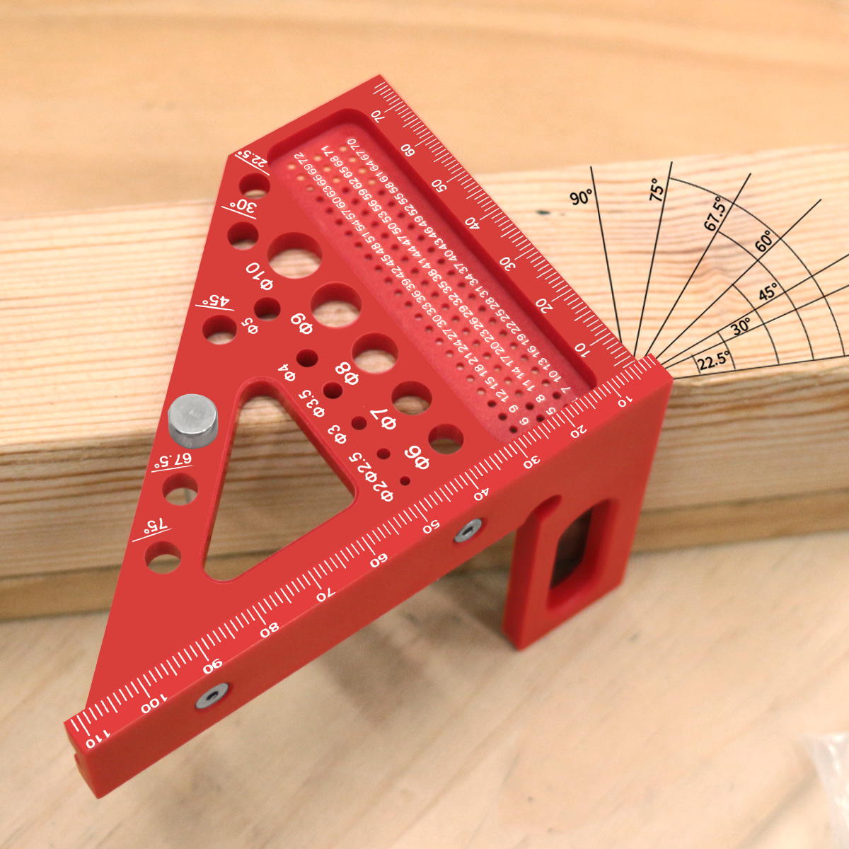 1 szt. Miernik 3D wielokątny,  – Woodworking For Engineers recenzja i cena