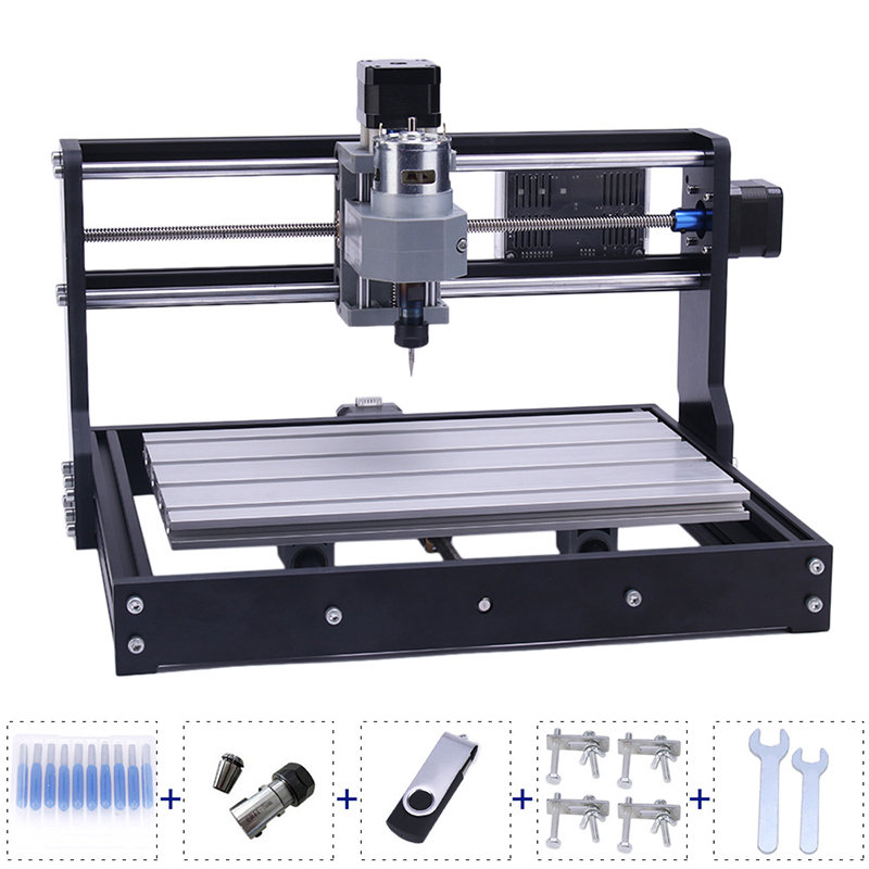 Frezarka CNC 3018Pro do obróbk – Woodworking Machinery recenzja i cena