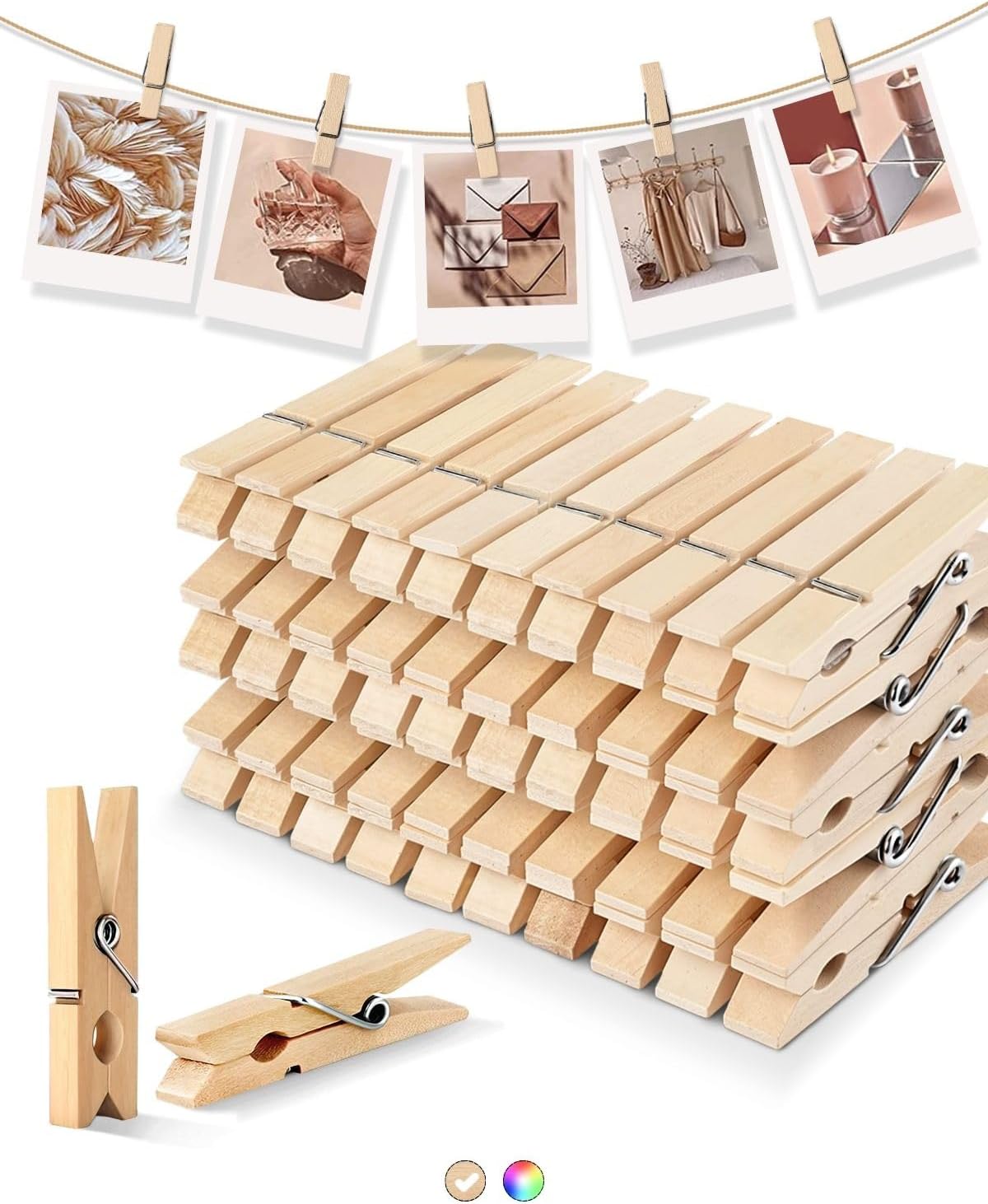 100/10 szt. Mini Drewniane Kli – Woodworking Z Clips recenzja i cena